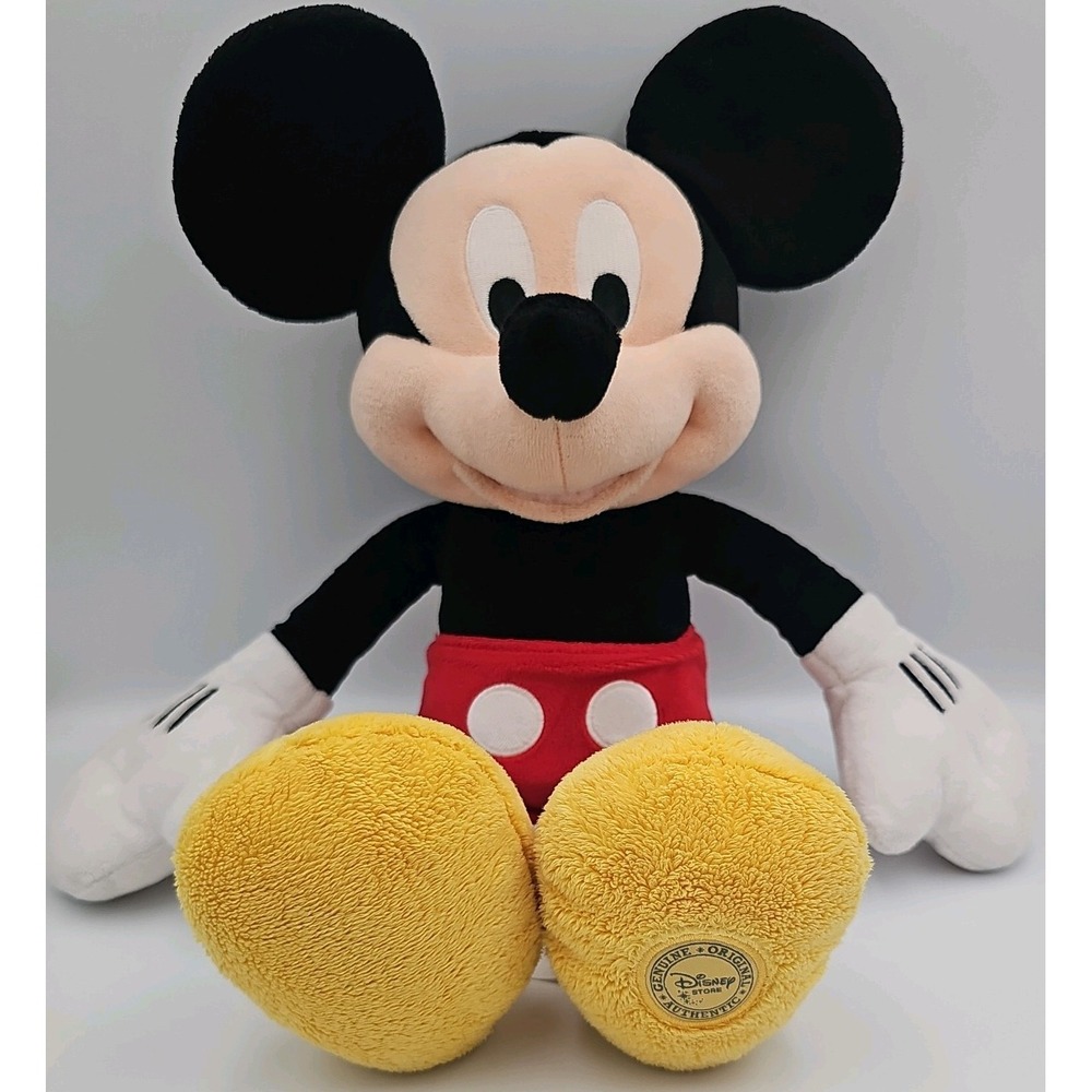 Disney Store Exclusive Mickey Mouse Red Shorts Plush 17”